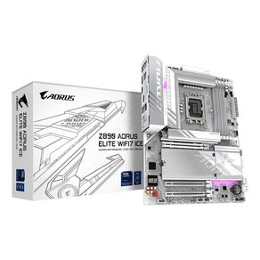Placa-Intel--GIGABYTE-Placa-base-Z890-AORUS-ELITE-WIFI7-ICE---Compatible-con-CPUs-Intel-Core-Ultra--Serie-2--VRM-de-16-1-2-fases-hasta-8800MHz-DDR5--OC--1xPCIe-5.0---3xPCIe-4.0-Wi-Fi-7-LAN-2.5GbE-Thunderbolt-4-LGA-1851--Socket-V1-