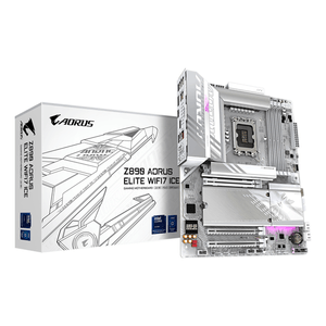 Placa-Intel--GIGABYTE-Placa-base-Z890-AORUS-ELITE-WIFI7-ICE---Compatible-con-CPUs-Intel-Core-Ultra--Serie-2--VRM-de-16-1-2-fases-hasta-8800MHz-DDR5--OC--1xPCIe-5.0---3xPCIe-4.0-Wi-Fi-7-LAN-2.5GbE-Thunderbolt-4-LGA-1851--Socket-V1-