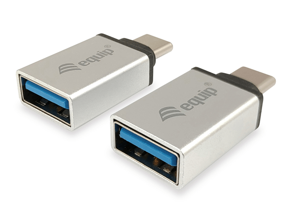 ADAPTADOR USB-C MACHO A USB 3.0 TIPO A HEMBRA ( PACK 2 UDS) EQUIP REF. 133473