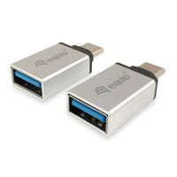 Miniatura 2 de ADAPTADOR USB-C MACHO A  USB 3.0  TIPO A HEMBRA ( PACK 2 UDS)  EQUIP REF. 133473
