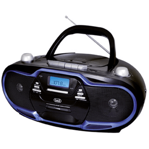 RADIO-CASSETTE-TREVI-CMP-574-USB-PORTAB.-RADIO-REC.-CD-PLAYER--USB-BLUE