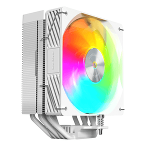 VENTILADOR CON DISIPADOR DE CPU MARS GAMING MCPUX5ARGBW  BLANCO ARGB PWM SI 120mm TDP 280W