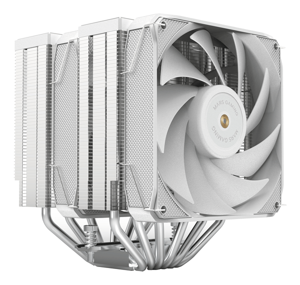 ventilador con disipador de cpu mars gaming mcpuxu6w  doble ventilador fbd cobre multisocket tpd 350