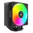 VENTILADOR CON DISIPADOR DE CPU MARS GAMING MCPUX5 ARGB BLACK PWM SI 120mm TDP 280W