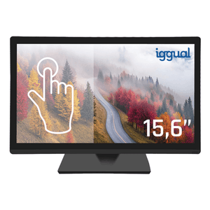 Monitor Táctil IGGUAL  Monitor táctil resistivo 15,6" 16:9 HD+ 15.6" TFT-LCD HD+