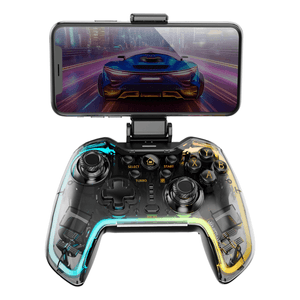 GAMEPAD MARS GAMING MGPBT2 BT5.0 INALAMBRICO NEGRO/TRANSPARENTE