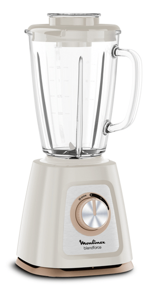 batidora de vaso moulinex lm430a10 800 w cristal