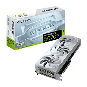 Tarjeta Gráfica GIGABYTE GeForce RTX 5070 Ti 16GB GDDR7 Blanco