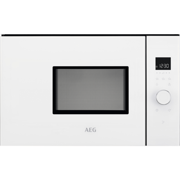 horno microondas integrable aeg mbb1756sew 17 litros con grill blanco