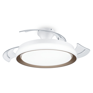 VENTILADOR-DE-TECHO-RETRACTIL-PHILIPS-BLISS-|-LED-28W---MOTOR-35W-|-LUZ-DORADA-AJUSTABLE