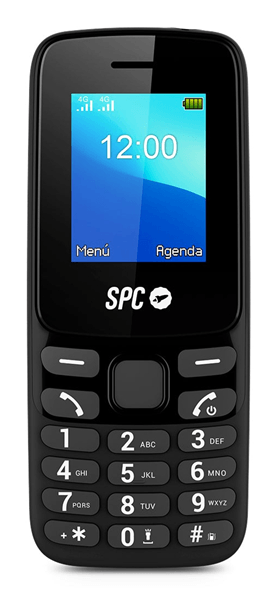SPC 2340N Talk 2 4G Telefono Movil BT FM Negro