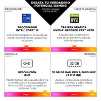 Miniatura 4 de PORTATIL HP VICTUS 16-r1026ns i7-14650HX 16GB 1TB RTX4060 16" FREEDOS