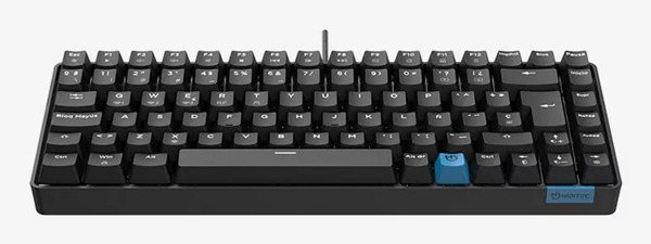 hiditec teclado gaming gm1k  switches brown