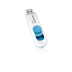 MEMORIA 64 GB REMOVIBLE ADATA USB 2.0 AC008 AZUL/BLANCO