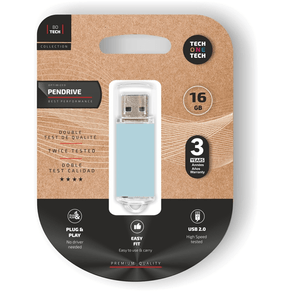 TECH-ONE-TECH-Basic-Pendrive-16Gb-USB-2.0-Blue