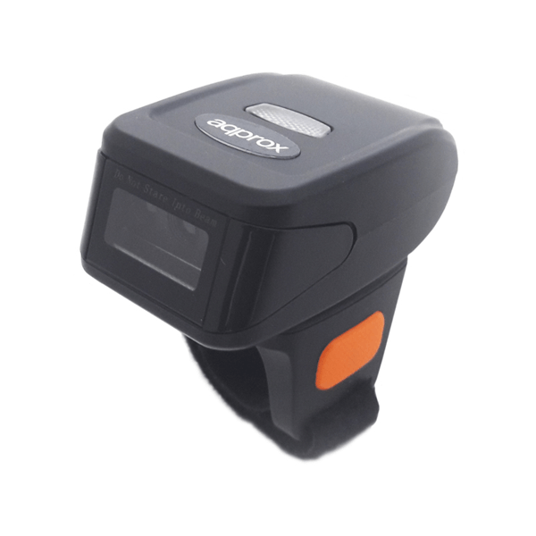 SCANER CODIGO DE BARRAS MINI TIPO ANILLO INALAMBRICO APPROX APPLS12R BLUETOOTH Y RF LECTOR 1D