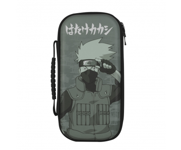 funda konix switch naruto kakashi compatible con switch y version lite red almacenaje 8 cartuchos  kx-bp-nar-kksh