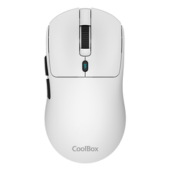 RATON COOLBOX W03 10.000DPI INALAMBRICO BLANCO ULTRALIGERO