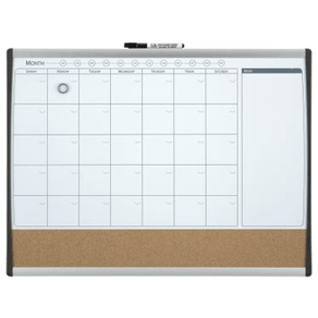 QUARTET-Magnetic-calendar-dryerase-board