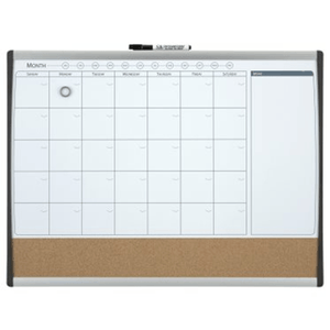 QUARTET-Magnetic-calendar-dryerase-board
