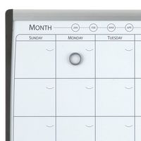 Miniatura 6 de QUARTET Magnetic calendar dryerase board