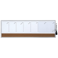 Miniatura 1 de ORGANIZADOR SEMANAL MAGNETICO+TABLERO CORCHO HORIZONTAL 585x190MM NOBO 1903780