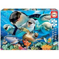 Miniatura 2 de PUZZLE INFANTIL 100 SELFIE BAJO EL AGUA DE 6-8 ANOS EDUCA BORRAS 18062