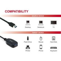Miniatura 7 de CABLE ALARGO USB 3.0 ACTIVO 10M EQUIP