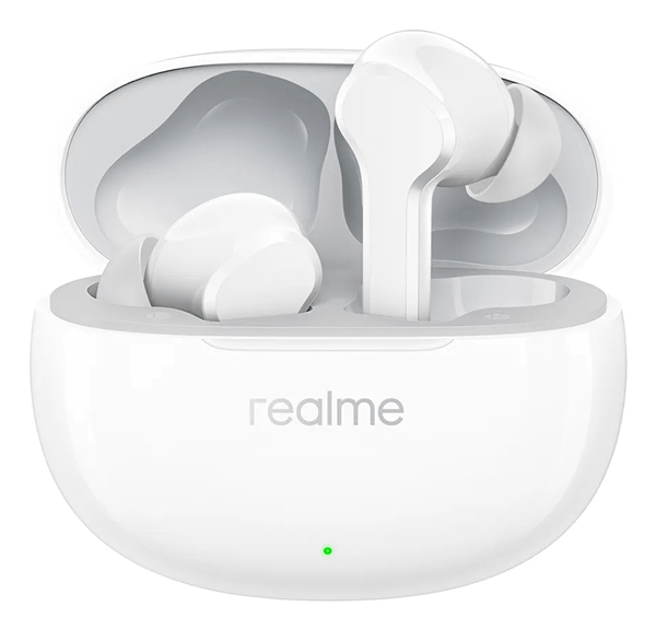 realme auriculares buds t110  pop white