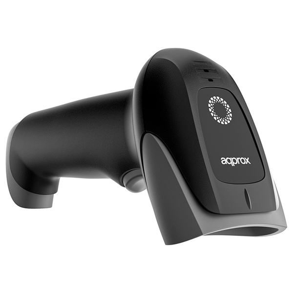 SCANNER CODIGO DE BARRAS APPROX APPLS25WS 1D 350fps 2000mAh BLUETOOTH RF USB NEGRO
