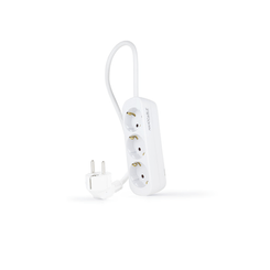 Nanocable Regleta de Enchufes 3 Tomas 1.4 m Blanco