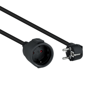 Miniatura 1 de Nanocable Cable Alim. Alargador schuko negro 10 M
