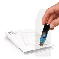 Miniatura 1 de PACK DE 10 FUNDAS ADHESIVAS PARA USB 2,5 X 90 MM + CARPETA DE ORGANIZACION 3L 10250
