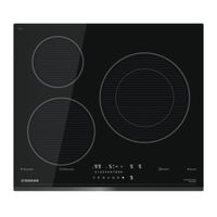 Miniatura 2 de VITROCERAMICA INDUCCION NODOR NORCOOK IH N6286 BK 3 ZONAS COCCION ANCHO 60 CM