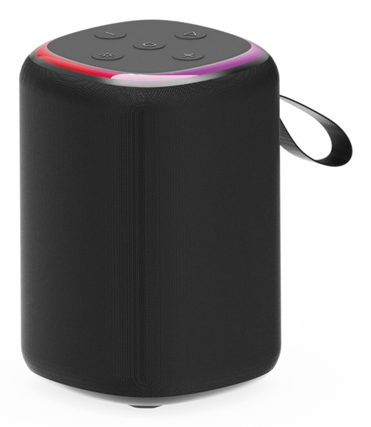 altavoz portatil spk-bt-led-08s 3w bt negro luz led