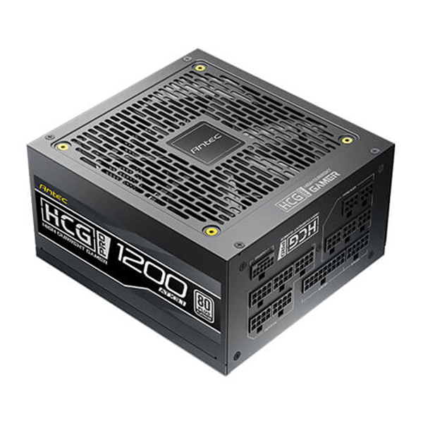 fuente alimentación 1200w antec high current gamer hcg1200 pro platinum atx 3.1 13,5 cm 80 plus platinumfully-modular