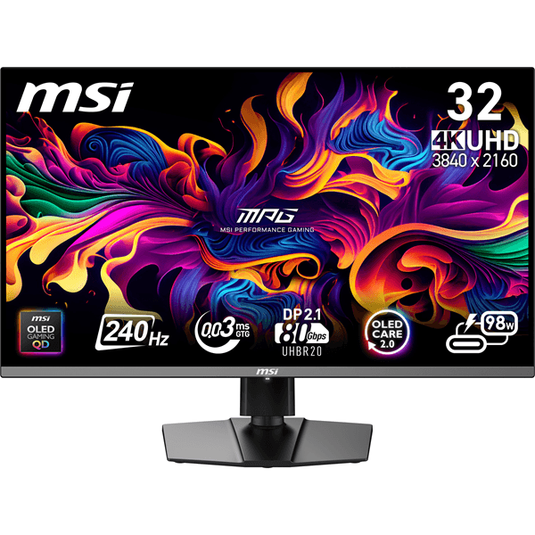monitor msi mpg 322urx qd-oled   31.5  3840 x 2160 hdmi