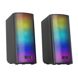 ALTAVOCES 2.0 BLUETOOTH MARS GAMING MSRGB2 15W BT 5.3 JACK 3.5mm RGB CAJA DE CONTROL MicroSD NEGRO