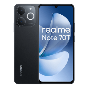 TELEFONO MOVIL LIBRE  REALME NOTE 70T , OC, 4GB , 128GB, ANDROID 15, OBSIDIAN BLACK