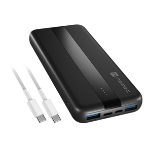 POWERBANK-NATEC-TREVI-SLIM-QV2-10000MAH-2XUSB-A-18W---1XUSB-C-20W---CABLE-USB-C