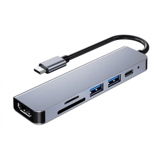 3GO-HUB-USB-3.0-TYPE-C-3P-USB-A---CR---HDMI-4K