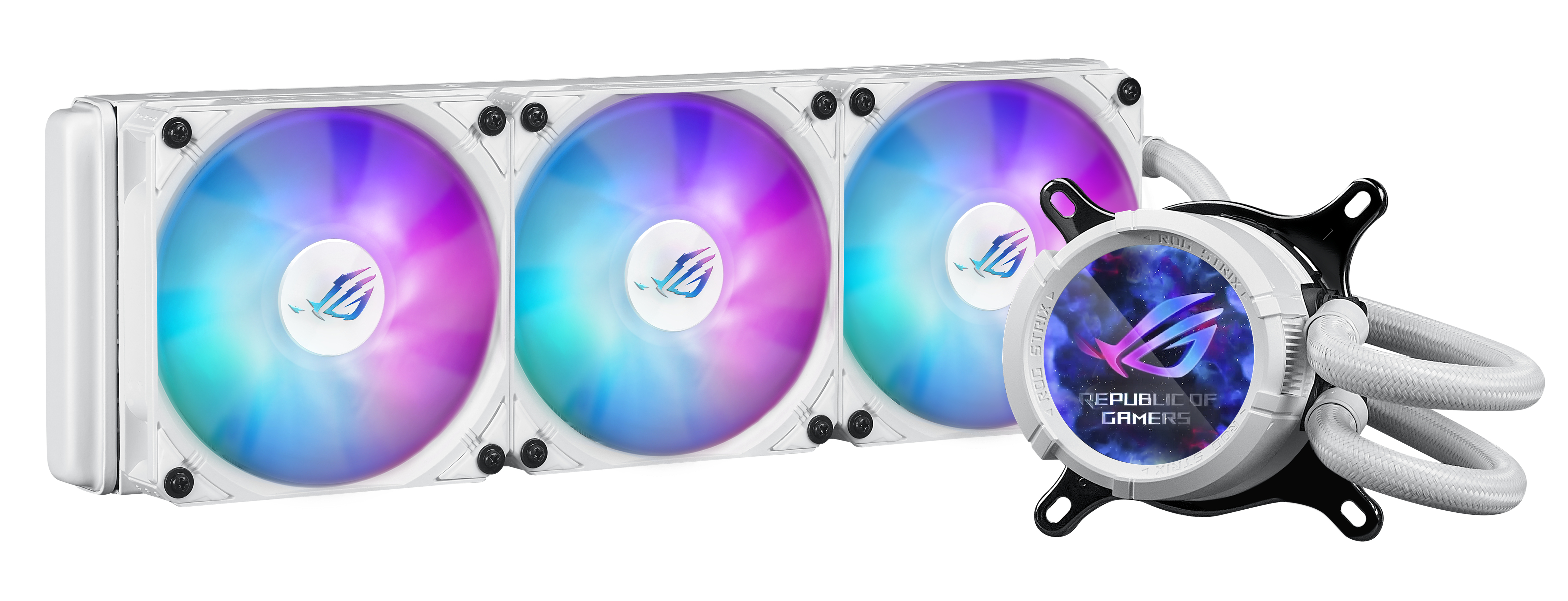 SISTEMA DE REFRIGERACION LIQUIDA ASUS PARA CPU ROG STRIX LC III 360 ARGB LCD WHT