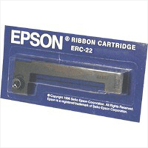 ribbon erc22b cartridge 0.6mil bk