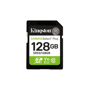 KINGSTON-128GB-SDXC-Canvas-Select-Plus-Gen3-150MB-s-C10-UHS-I-U1-V10