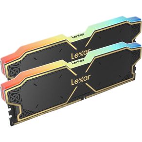 LEXAR THOR DDR5 6000 CL38 1.3V MEMORY WITH HEATSINK, DUAL PACK (2 x 16 GB), BLACK COLOR