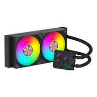 Miniatura 1 de SISTEMA DE REFRIGERACION LIQUIDA ABYSM OCEANIC TIDE 240 Black ARGB DUAL FAN INTEL AMD