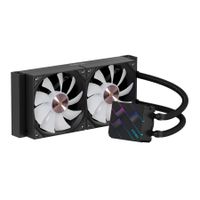Miniatura 5 de SISTEMA DE REFRIGERACION LIQUIDA ABYSM OCEANIC TIDE 240 Black ARGB DUAL FAN INTEL AMD