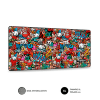 Miniatura 1 de ALFOMBRILLA GAMING SUBBLIM GRAFFITI XL