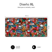Miniatura 4 de ALFOMBRILLA GAMING SUBBLIM GRAFFITI XL
