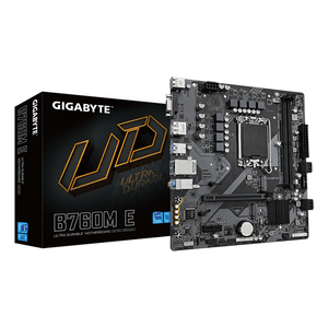 Placa-Intel--GIGABYTE-B760M-E-Placa-base---Compatible-con-procesadores-Intel-Core-14ª-generacion-VRM-de-6-1-1-fases-hasta-7200-MHz-DDR5--OC--2xPCIe-4.0-M.2-LAN-1-GbE-USB-3.2-Gen-1-LGA-1700